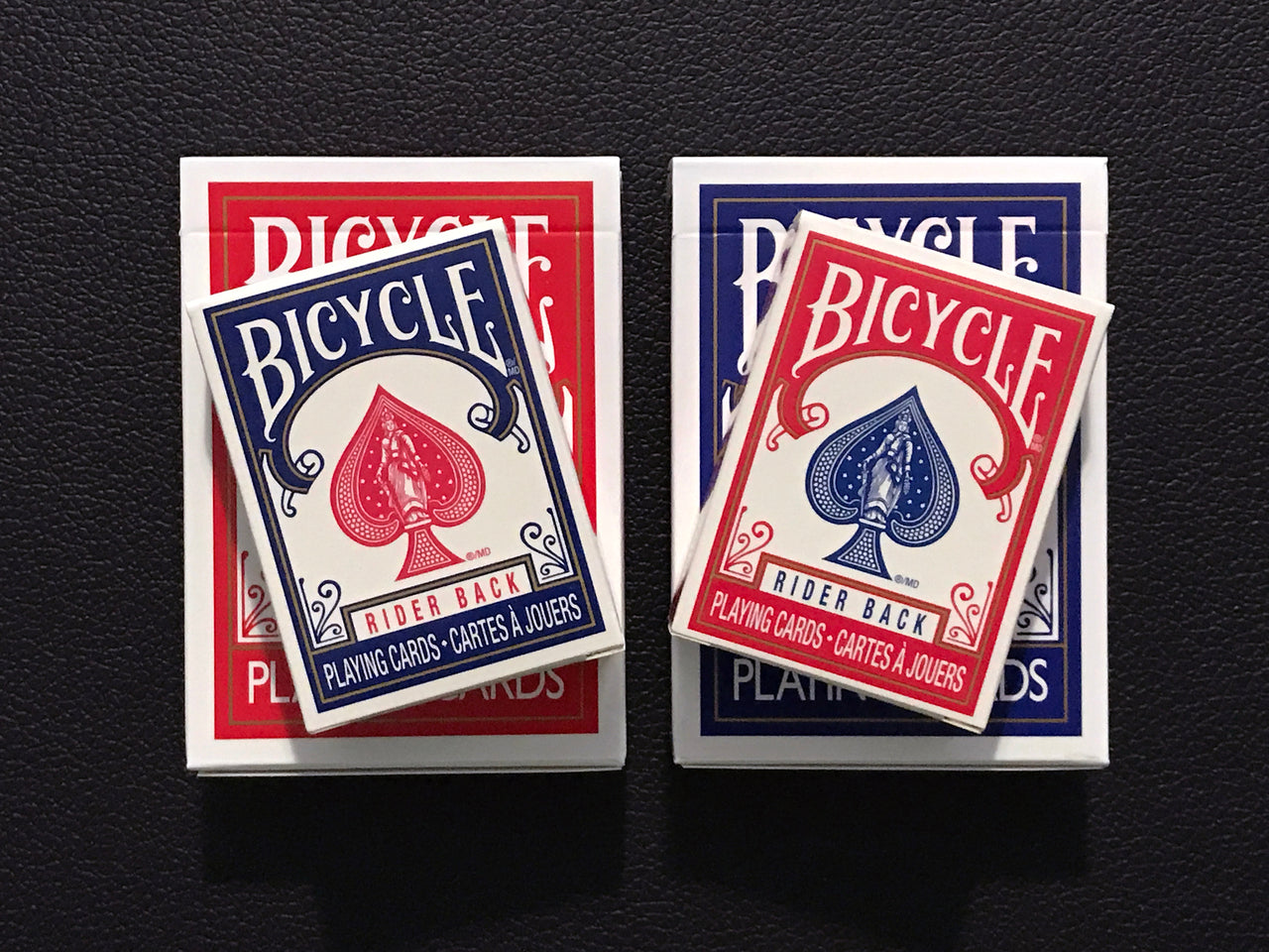 Mini Bicycle Card Decks - Blue and Red - Kaymar Magic