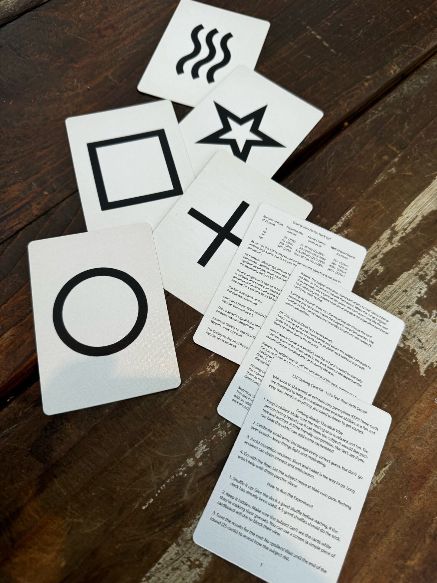 ESP Testing Cards by Dead Rebel - Kaymar Magic