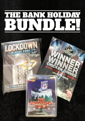 The Bank Holiday BUNDLE DEAL!  Get 'The Birthday Deck', 'Winner Winner Chicken Dinner' and 'LOCKDOWN' JUST 10 SETS! - Kaymar Magic
